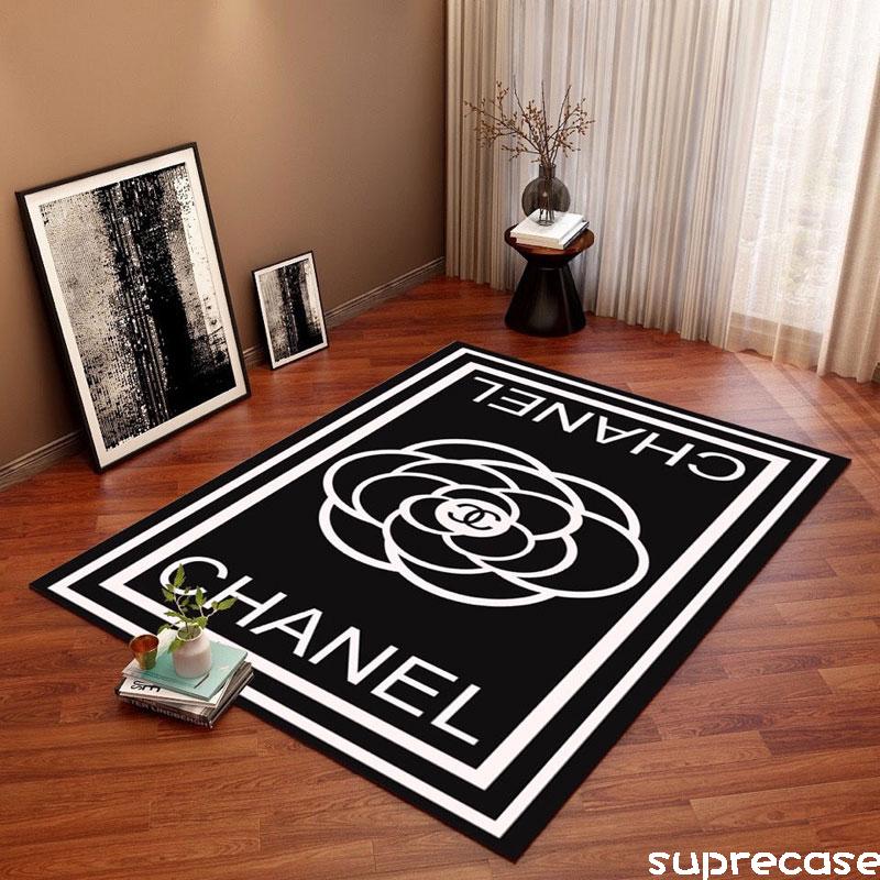 シャネル カーペット ラグ じゅうたん 絨毯 ブランド Chanel ラグマット カーペット ルームマット 玄関マット オシャレ 高級感 インテリア