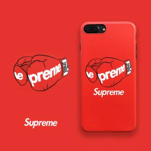 カップル ペアiphone xケース シュプリーム iphone8/8plusケース ブランド 赤黒 supreme  iPhone6/6S/6Plus/6S Plus/7/7Plus保護カバー