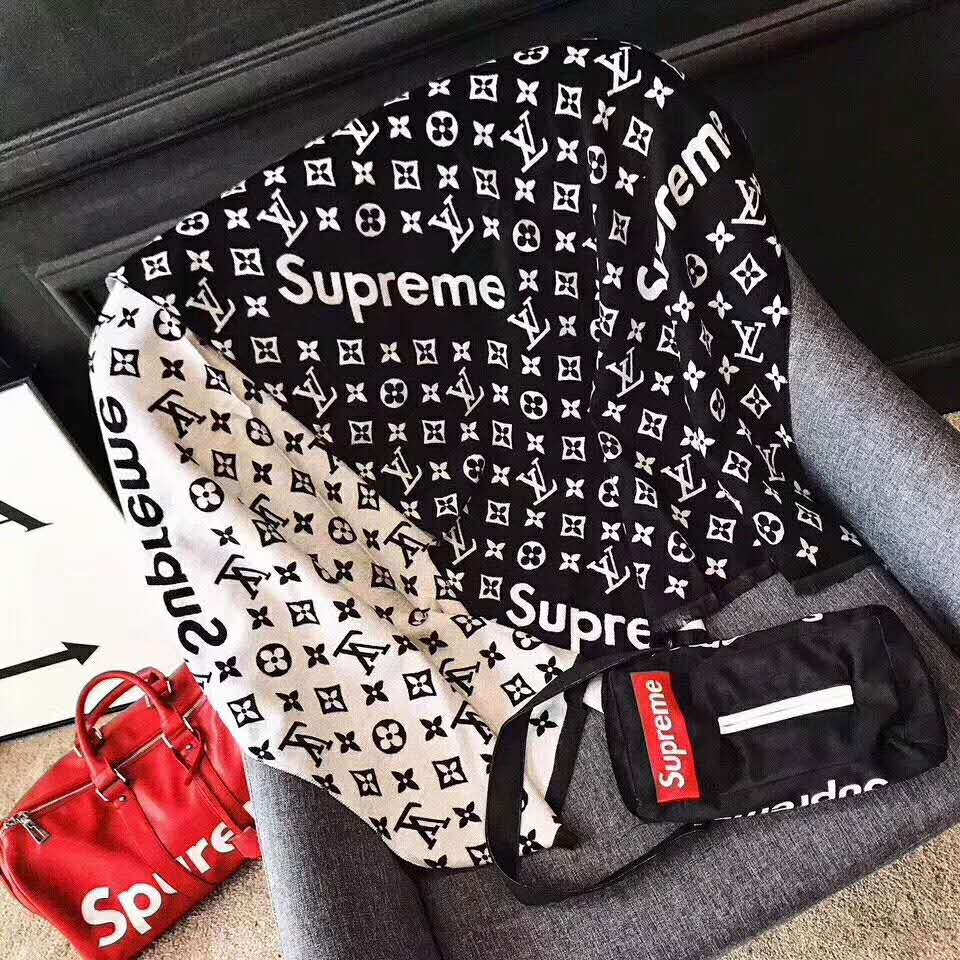 ペア マフラー ストール LV×SUPREME ルイ・ヴィトン×Supremeコラボ ...