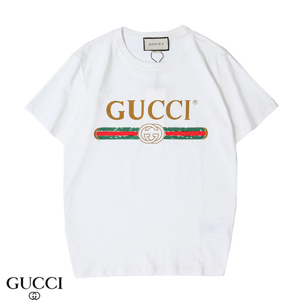 Gucciブランド半袖Tシャツ レディース 激安 ペアルック春夏