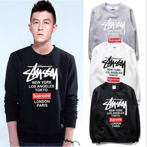 訳あり】❤️Stussy Supreme コラボ Tシャツ❤️ Mサイズ 白