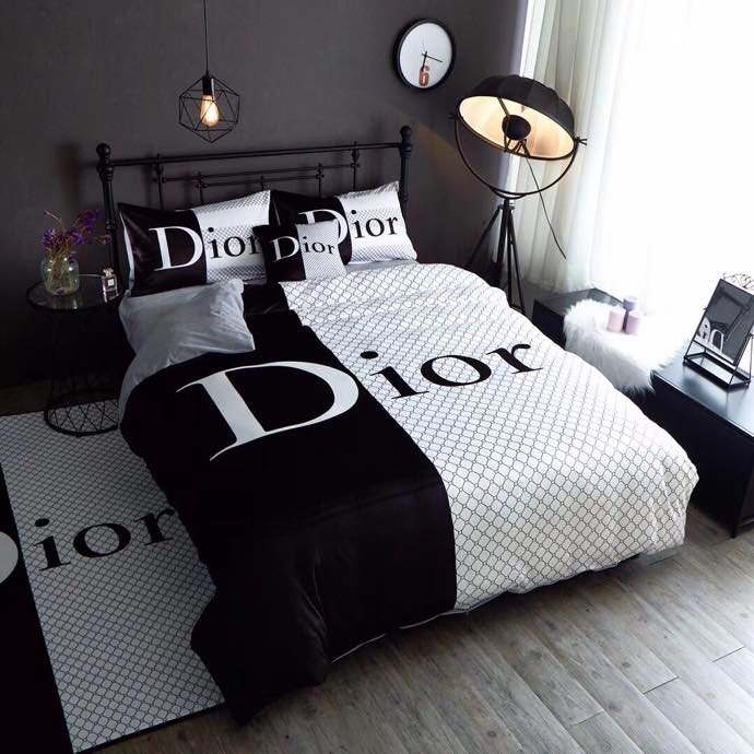 Dior 掛け布団カバー ベッドシーツ 枕カバー 抱き枕 5点セット 寝具