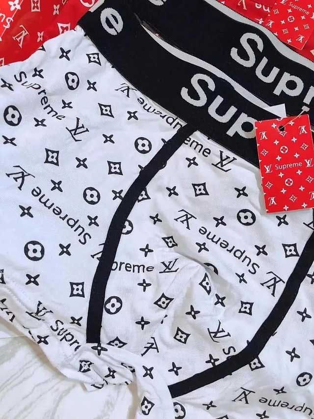 Supreme ルイヴィトンコラボ ボクサーパンツ メンズ 下着 2枚組セット