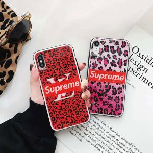 シュプリーム xヴィドンコラボ iphone xs maxケース アイフォンxsケース ブラント iphone xr/xケース モノグラム lv  iphone 8/7/ plusケース オシャレ セレブ愛用