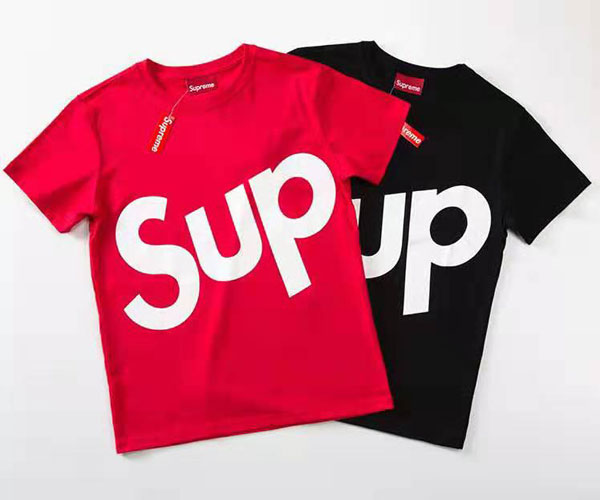 シュプリーム 半袖 Tシャツ ペア ｔシャツ ブラント supreme Tシャツ 短袖 カップル t-shirt プリント ロゴTシャツ カジュアル  無地 激安