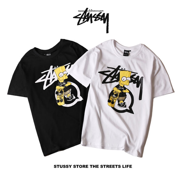 ステューシー シンプソンコラボ Tシャツ 半袖 ペア STUSSY ｔシャツ