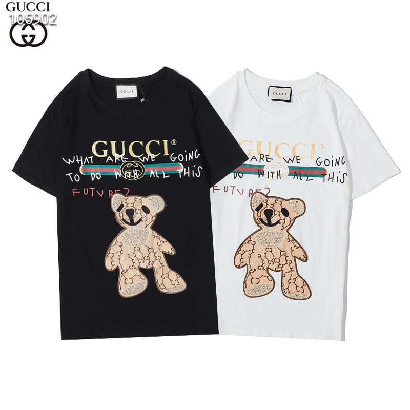 グッチ Tシャツ 半袖 ブラント Gucci Tシャツ ペア 男女兼用 トップス