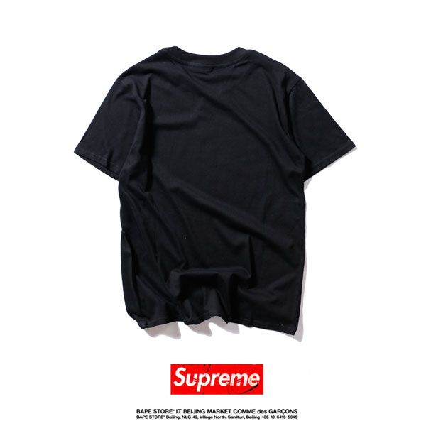 Supreme Stussyコラボ Tシャツ 半袖 プリントロゴ tシャツ メンズ 