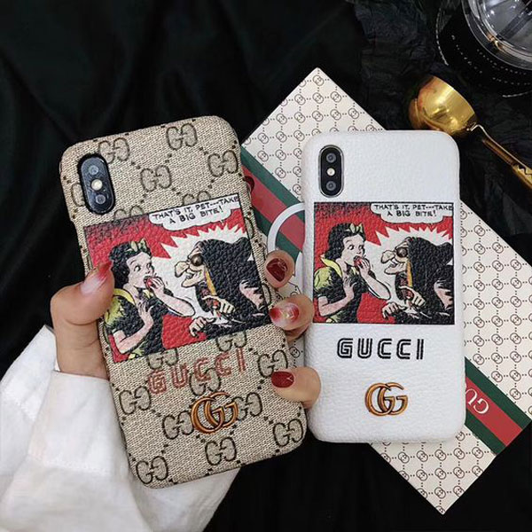 GUCCI iphone xs/xs maxケース グッチ パロディ iphone x/xrケース 