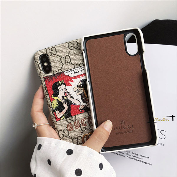 GUCCI iphone xs/xs maxケース グッチ パロディ iphone x/xrケース 