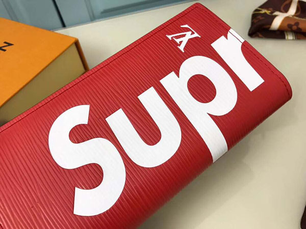 louis vuitton ルイ・ヴィトンxsupreme シュプリーム 二つ折り