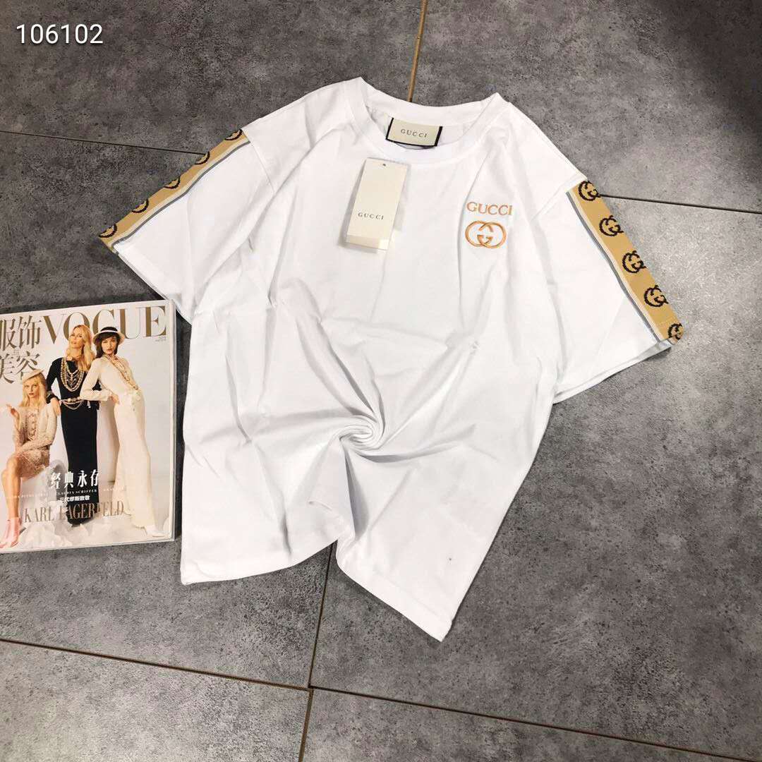 グッチ ｔシャツ 韓国風 半袖 Tシャツ ペアルック Gucci ティーシャツ