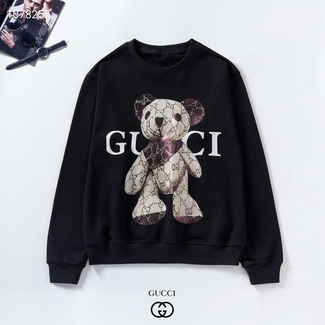 グッチ スウェット トレーナー ゆったり メンズ レディース GUCCI トレーナー ドロップショルダー 丸首 無地 シンプル カジュアル 春秋冬 長袖