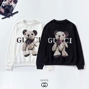 グッチ スウェット トレーナー ゆったり メンズ レディース GUCCI トレーナー ドロップショルダー 丸首 無地 シンプル カジュアル 春秋冬 長袖