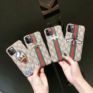 GUCCI iPhone 11/11 pro maxケース ブランド アイフォン11 proケース グッチ ハチ柄 iphone xr/xs/xs  maxカバー ハードケース グッチ アイフォンx/8/7プラスケース