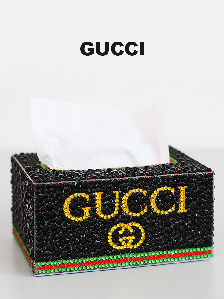 ＊最終価格＊GUCCI モノグラム　ティッシュボックス キラキラ シャネル ティッシュケース 可愛い シュプリーム