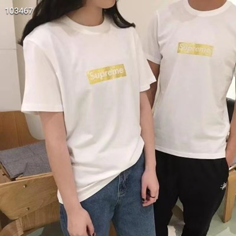 シュプリーム Tシャツ ペアルック 半袖 tシャツ ブラント