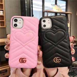 GUCCI iPhone 11/11Pro Maxケース ブラント グッチ ハート iPhone