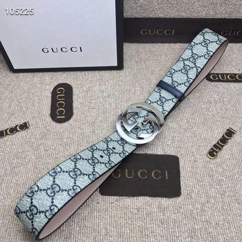 グッチ ベルト メンズ ブラント GUCCI ビジネスレザーベルト GG柄 紳士