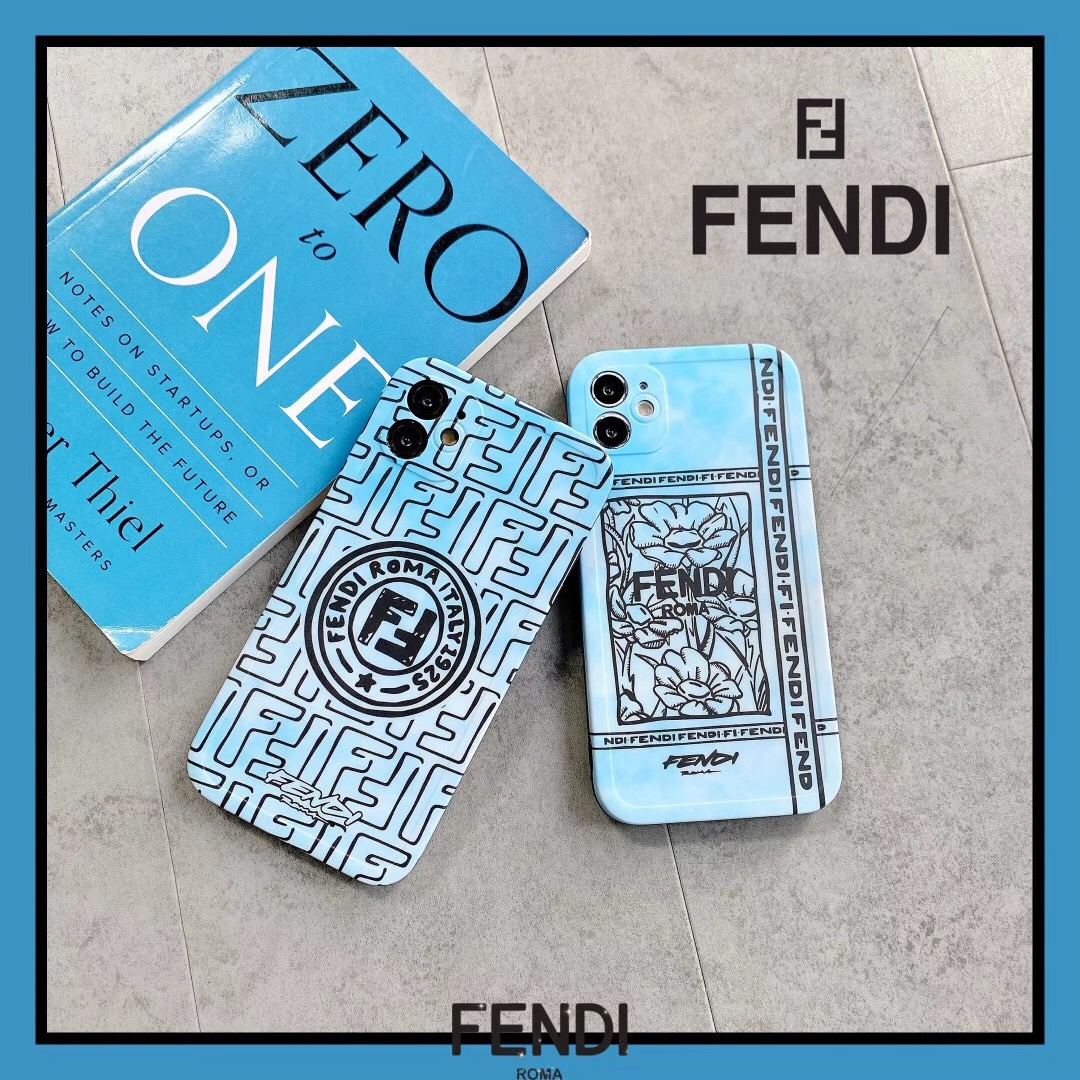 Fendi iphone12/12pro/11/11proケース ブランド ペア フェンディ 