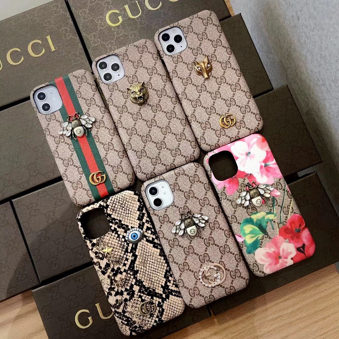 GUCCI iPhone12ケース ハチミツ付き グッチ アイフォン12プロ/12 Pro