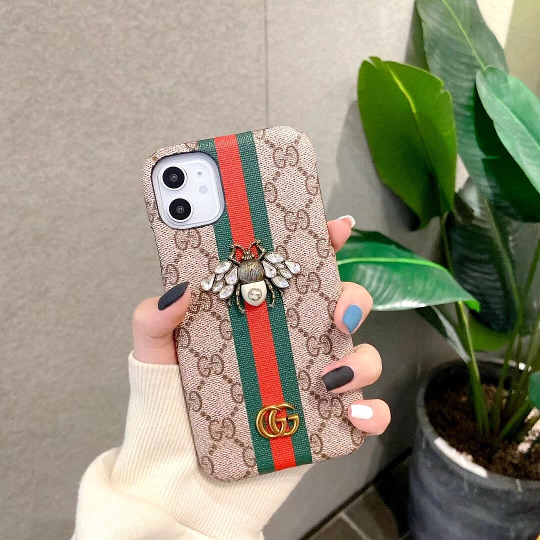 GUCCI iPhone12ケース ハチミツ付き グッチ アイフォン12プロ/12 Pro 