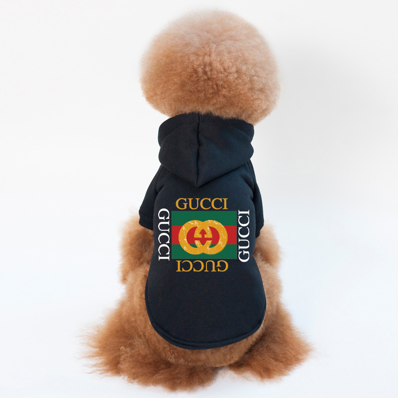 グッチ 犬服 犬のパーカー GUCCI ペット服 ドッグウェア パロディ洋服