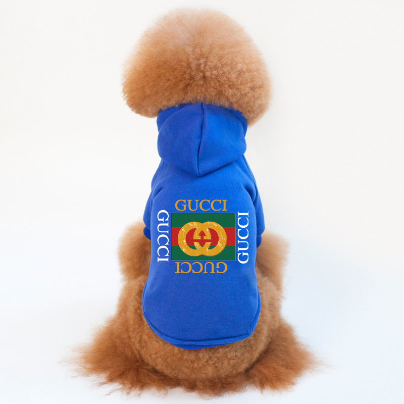 グッチ 犬服 犬のパーカー GUCCI ペット服 ドッグウェア パロディ洋服