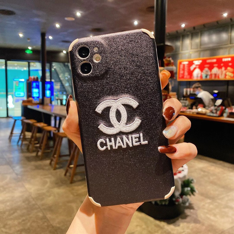 シャネル ルイヴィトン iPhone12/12pro maxケース 刺繍ロゴ CHANEL 