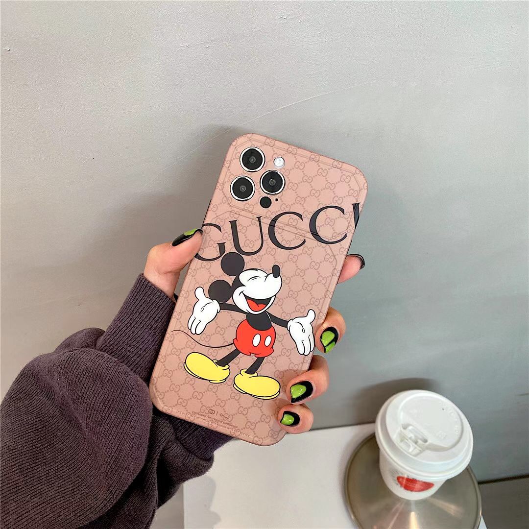 GUCCI ディズニーコラボ iPhone12pro max/12ケース 可愛い グッチ 