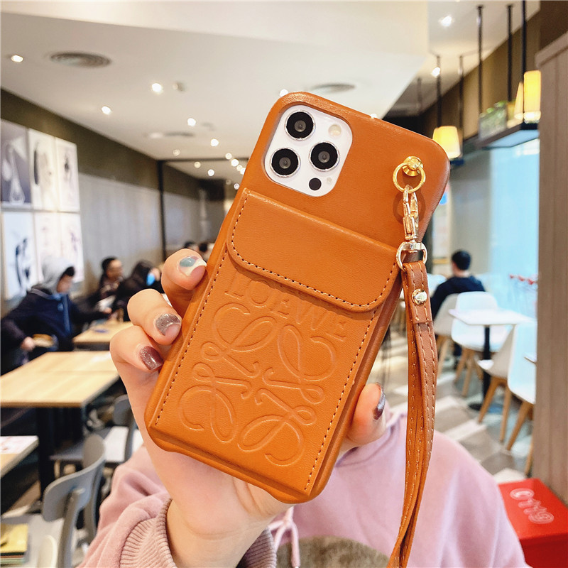 新品・未使用】LOEWE iPhone スマホケース - モバイルケース/カバー