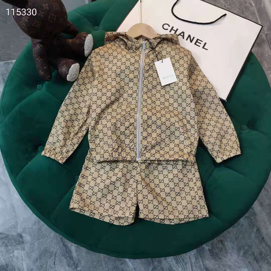 グッチ 子供服 セットアップ GUCCI キッズ服 アウター ハーフパンツ