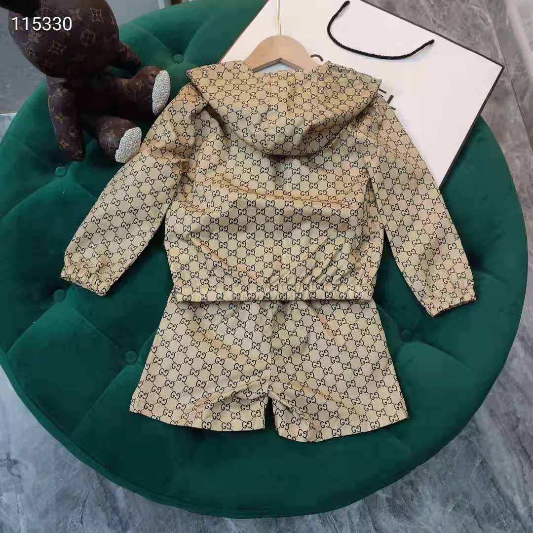 グッチ 子供服 セットアップ GUCCI キッズ服 アウター ハーフパンツ