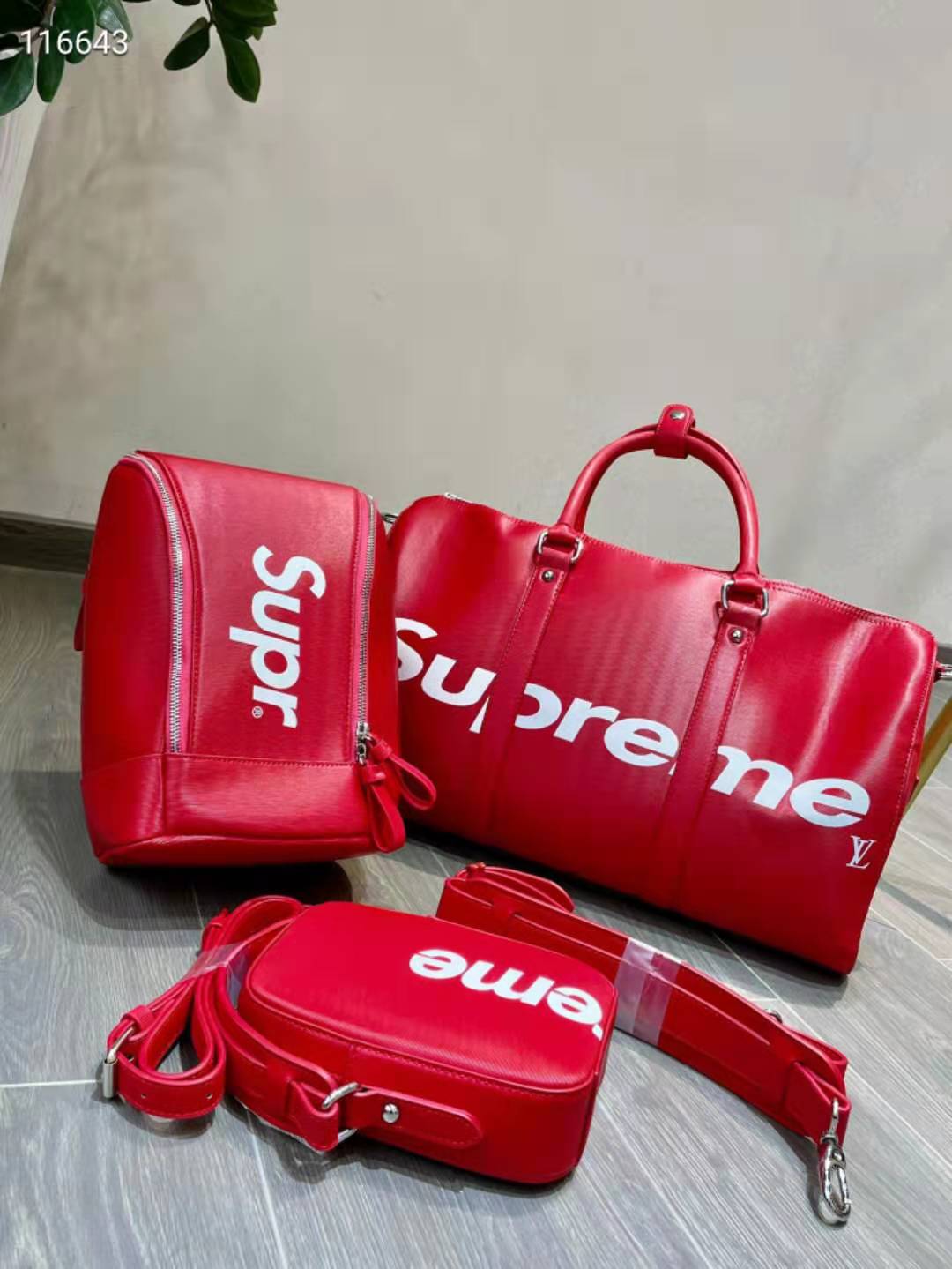 supreme Duffle Bag Waist Bag 2点set