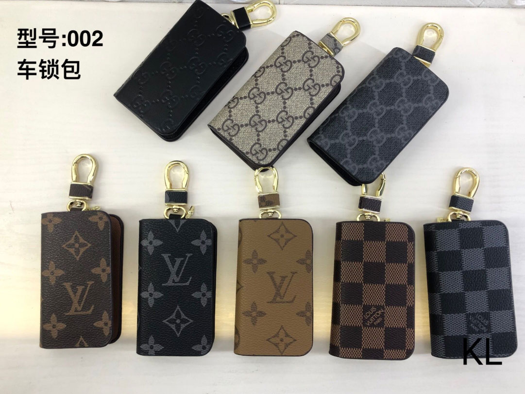 ルイヴィトン グッチ キーケース スマートキー GUCCI 車キーケース ファスナー LV キーホルダー レザー カラビナ付き レディース メンズ  カー用品