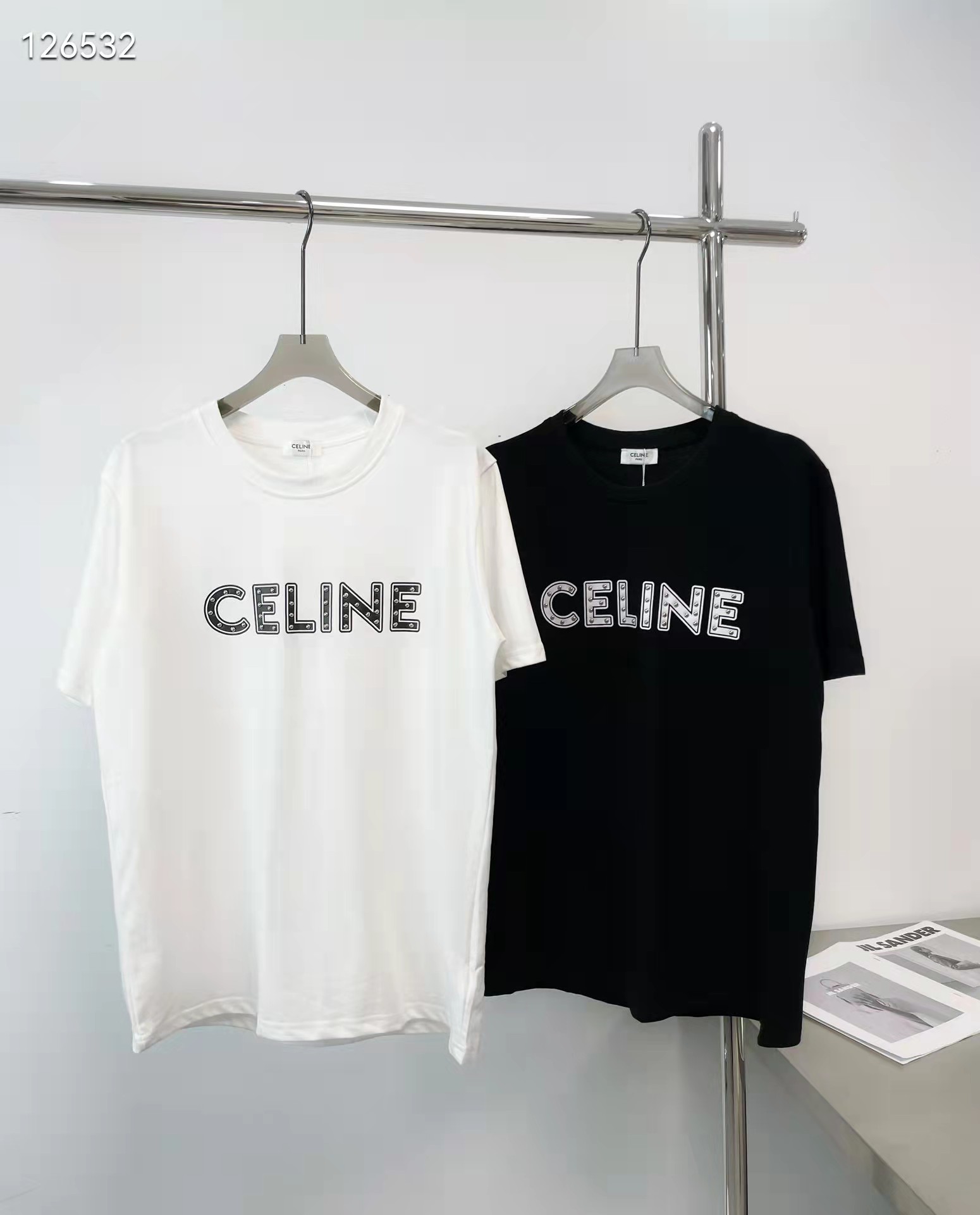 海外輸入】 CELINE セリーヌ Tシャツ M 男女兼用 トップス - powertee.com