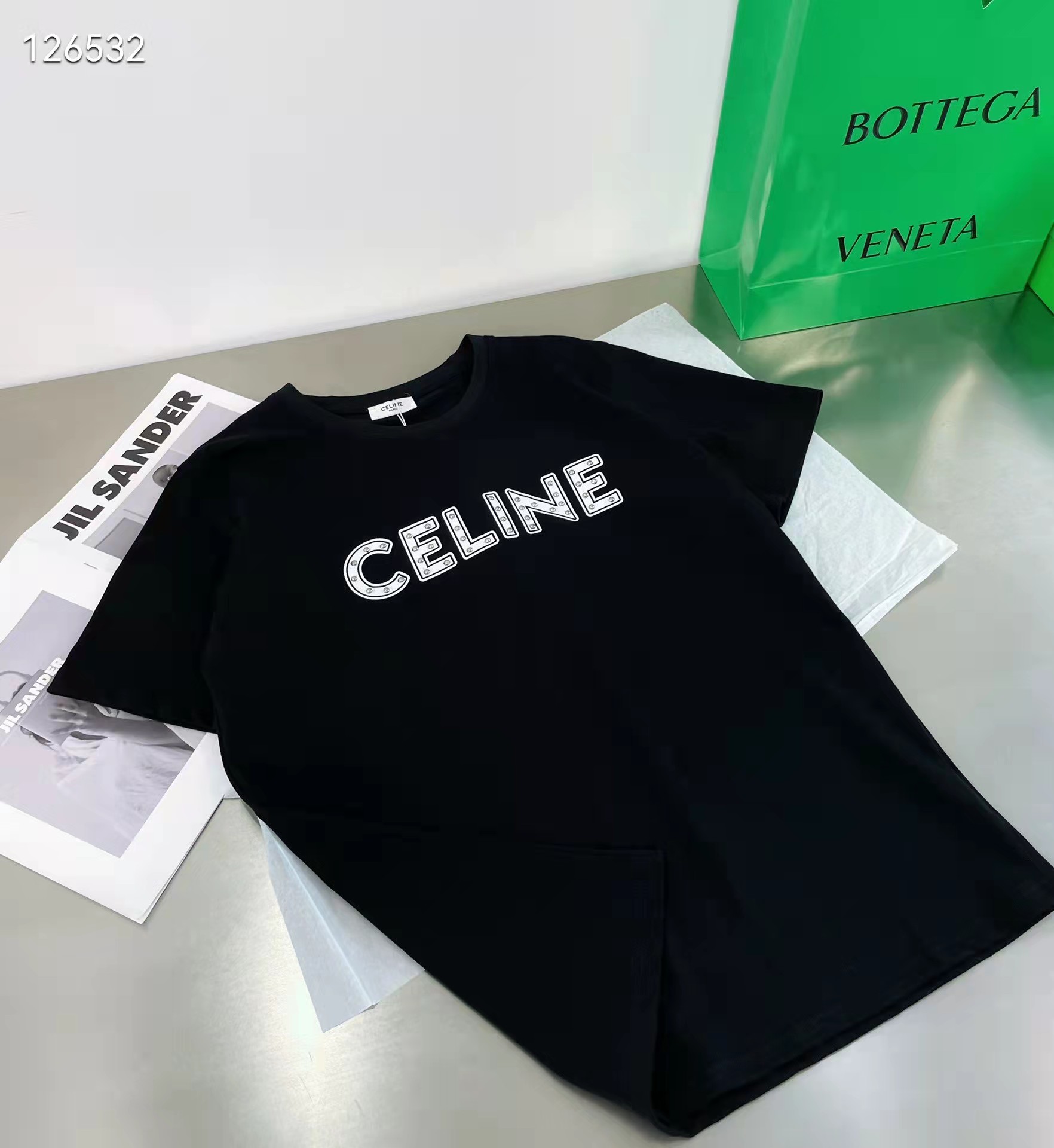 セリーヌ Tシャツ 半袖 男女兼用 ブランド tシャツ ペアルック CELINE 