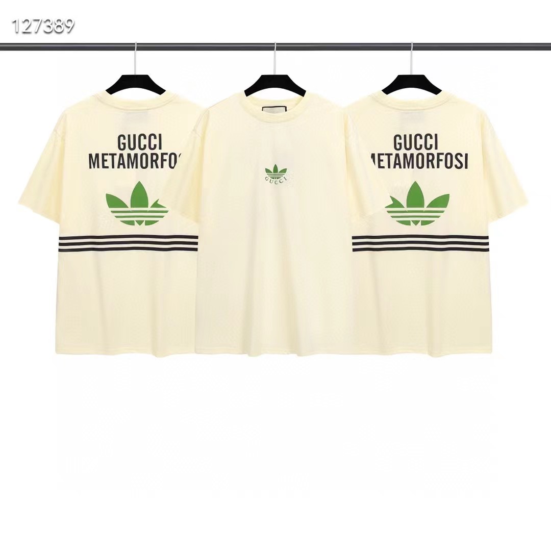 グッチ アディダス コラボ Tシャツ 半袖ｔシャツ ADIDAS X GUCCI T