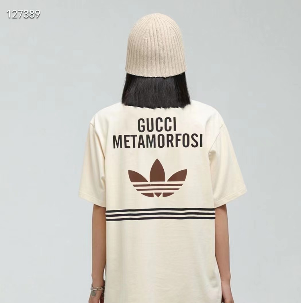 グッチ アディダス コラボ Tシャツ 半袖ｔシャツ ADIDAS X GUCCI T