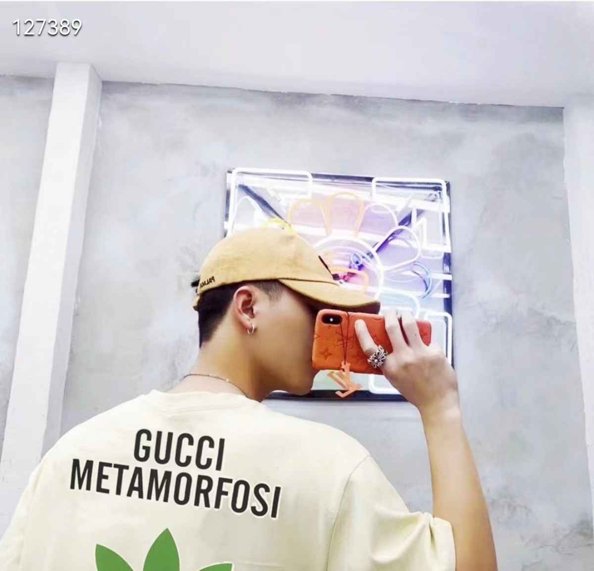 グッチ アディダス コラボ Tシャツ 半袖ｔシャツ ADIDAS X GUCCI T