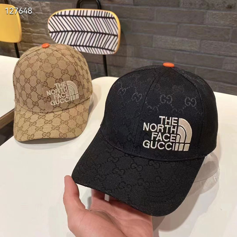 グッチ ノースフェイス コラボ キャップ ブランド GUCCI 帽子 UVカット 