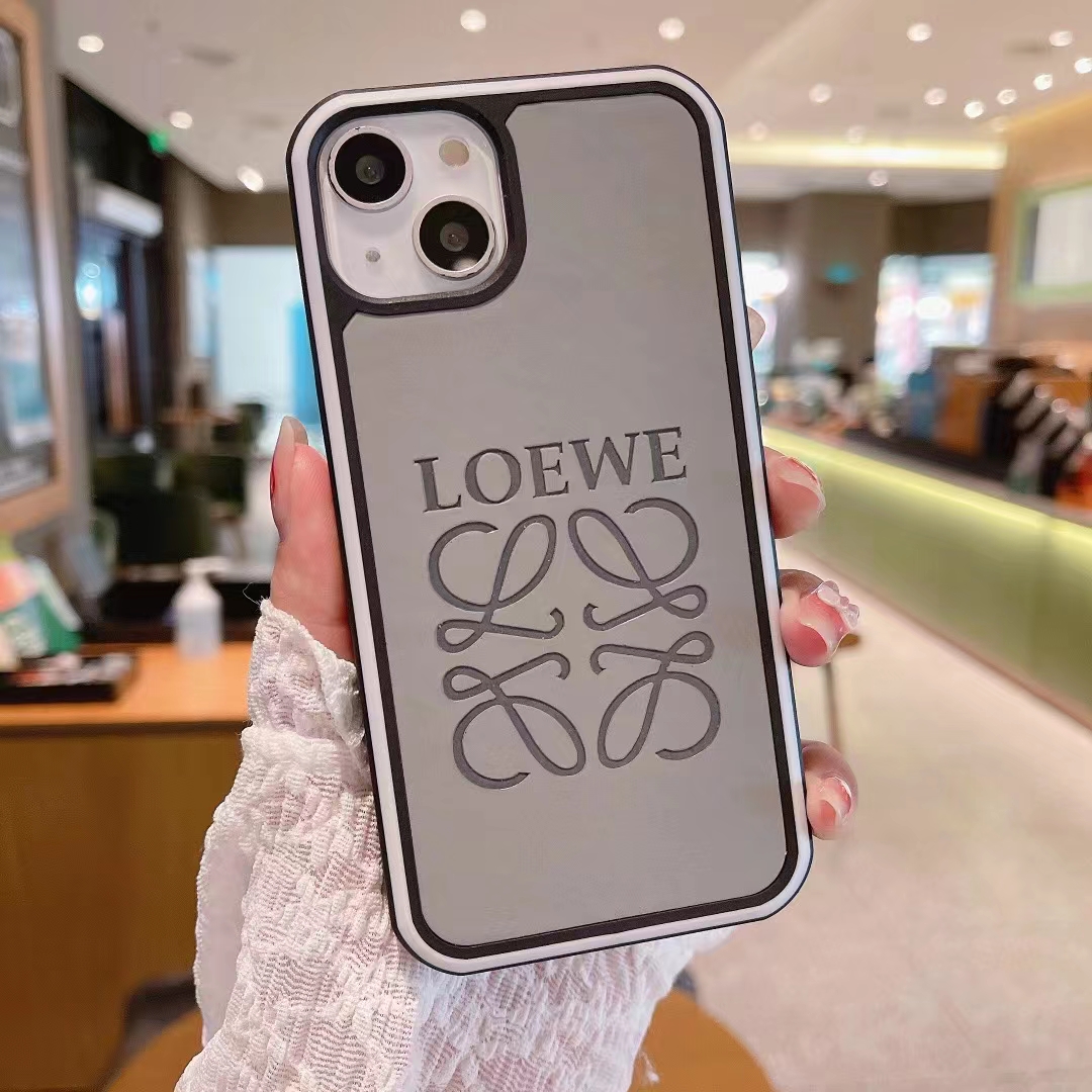 ロエベ iPhone15/15pro/14/13/13 Proケース レザー ブランド LOEWE