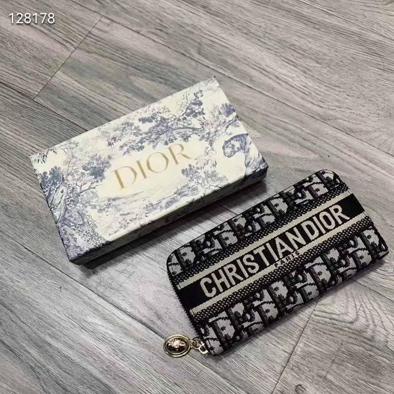 ディオール 長財布 ブランドコピー Christian Dior 財布 ラウンド