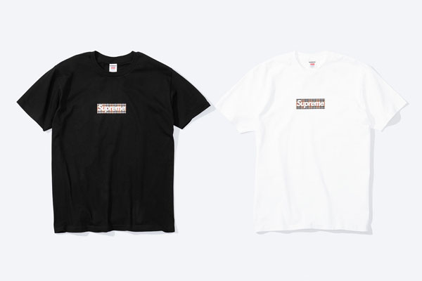 Supreme x Burberry 22SS Box Logo Tee ボックスロゴ Tシャツ 男女兼用