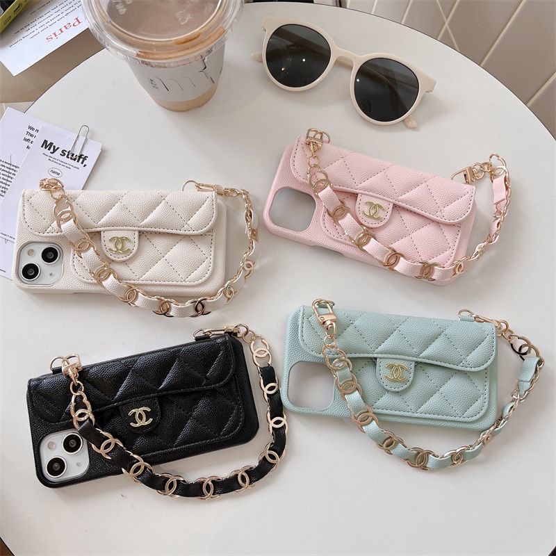 CHANEL シャネルiPhone13proケース スマホショルダー 美品-