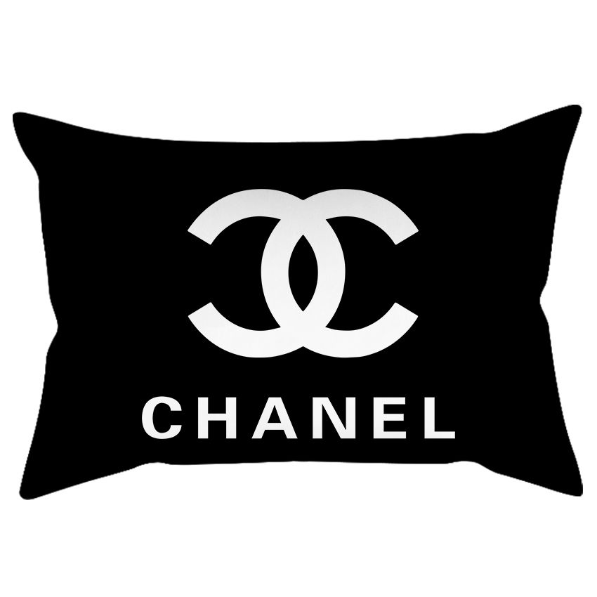長方形 シャネル クッション カバー 腰当てクッション ソファ背当て