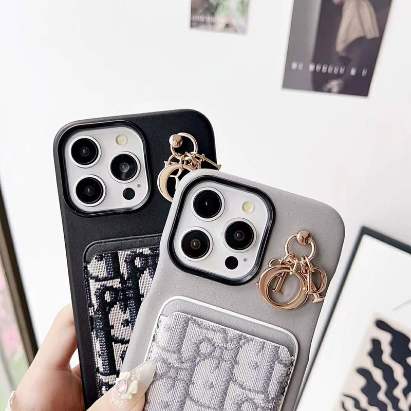 ディオール アイフォン17/16 16 Proケース カード収納 DIOR