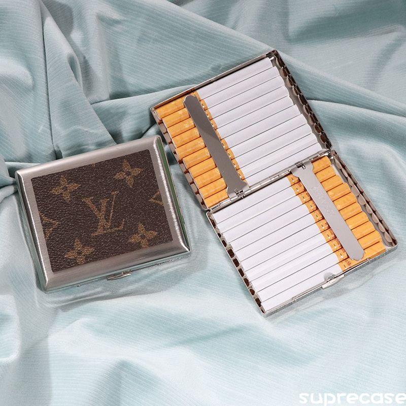 ルイヴィトン シガレットケース タバコケース 革調 ブランド