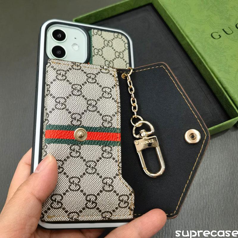 グッチ iPhone17/16/16proケース カードポケット付き Gucci iPhone16