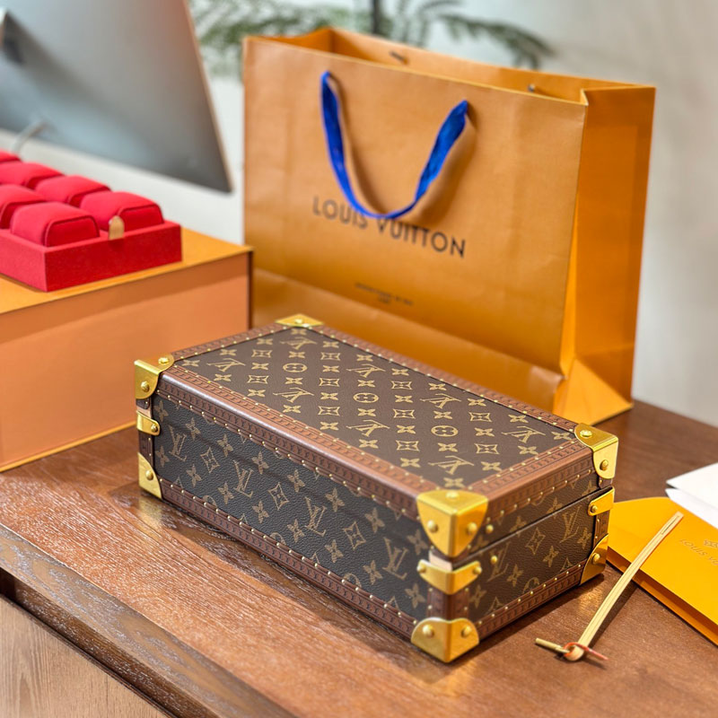 ルイヴィトン 時計ケース コフレ８モントル 8本用 ブランドコピー LOUIS VUITTON モノグラム 腕時計ケース 高級